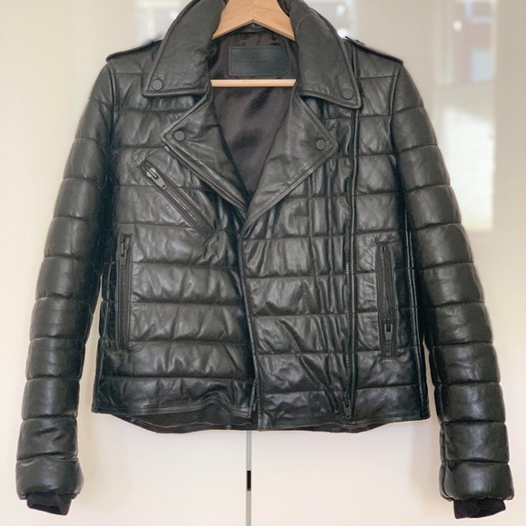 ALEXANDER WANG H&M LEATHER BIKER JACKET - Picture 2 of 3